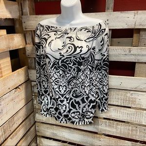 White House Black Market Off The Shoulder Top